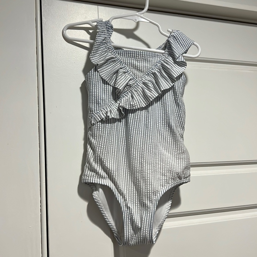 $13 ADD ON H&M Cute toddler swimsuit 3-4 years Ruffle 3/4 one piece NWOT